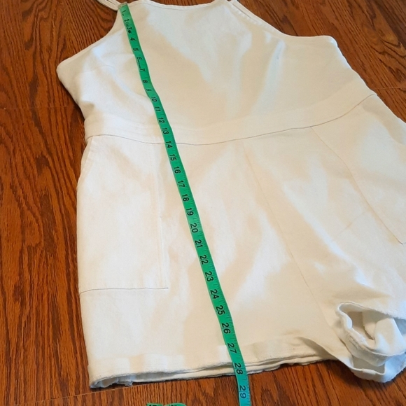White Halter Top Romper - Picture 2 of 2